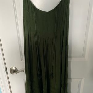 Tube top midi dress